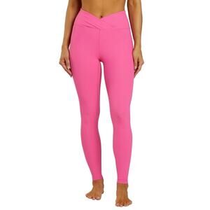 Beach Riot Sport High Rise Pink Ribbed Leggings Small